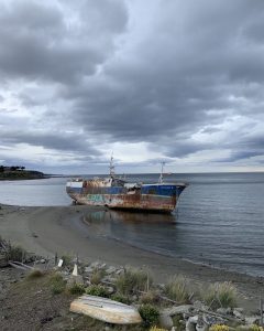 Flight to Punta Arenas and Estrecho de Magallanes