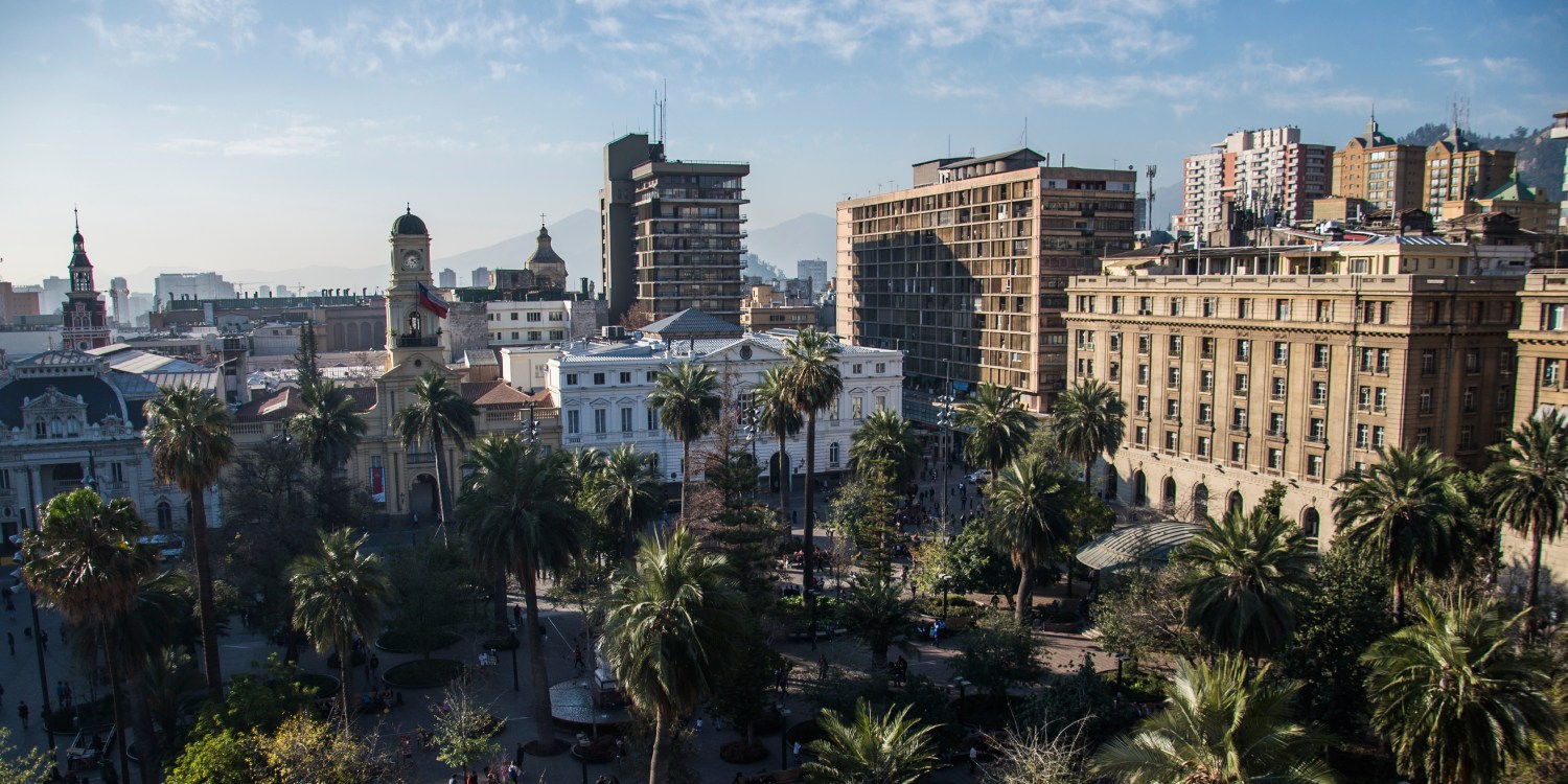 Plaza de Armas y Cerro Santa Lucía